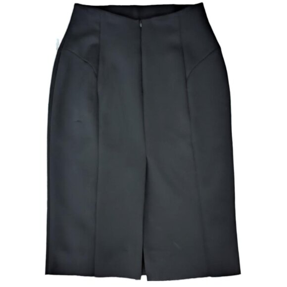 Milly Black Scuba Neoprene Pencil Skirt - Picture 4 of 8